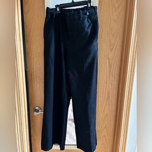 Wide leg wool banana republic pants